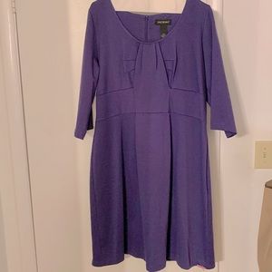 Solid Purple midi length dress size 20